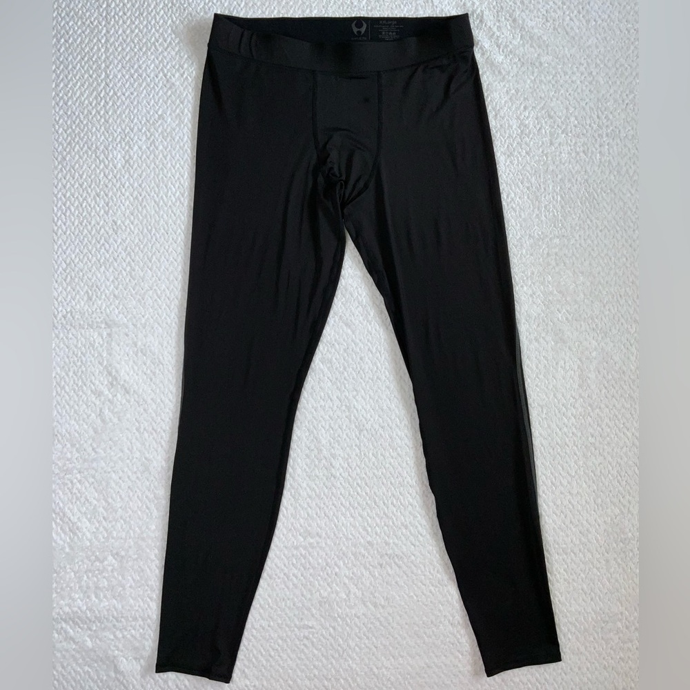 Hylete black compression tight pants